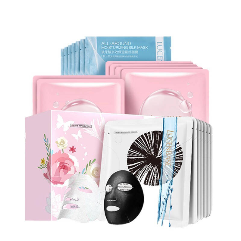 透真 玻尿酸水润吸黑透亮面膜贴