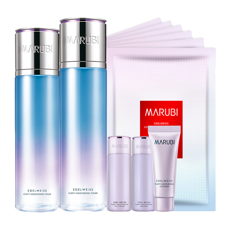 丸美 雪绒花保湿超值护肤套装