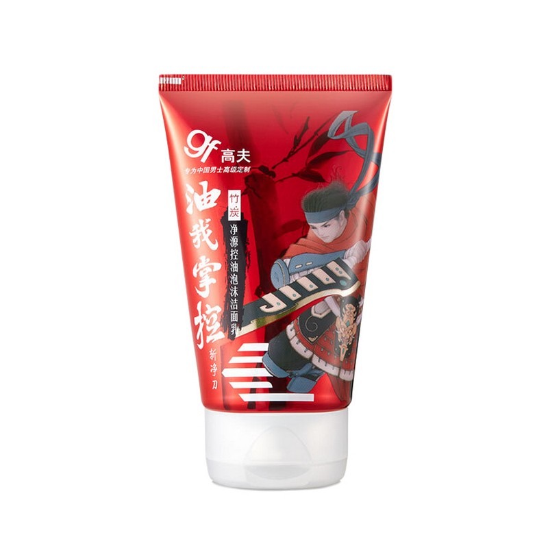 高夫 控油竹炭泡沫洁面乳