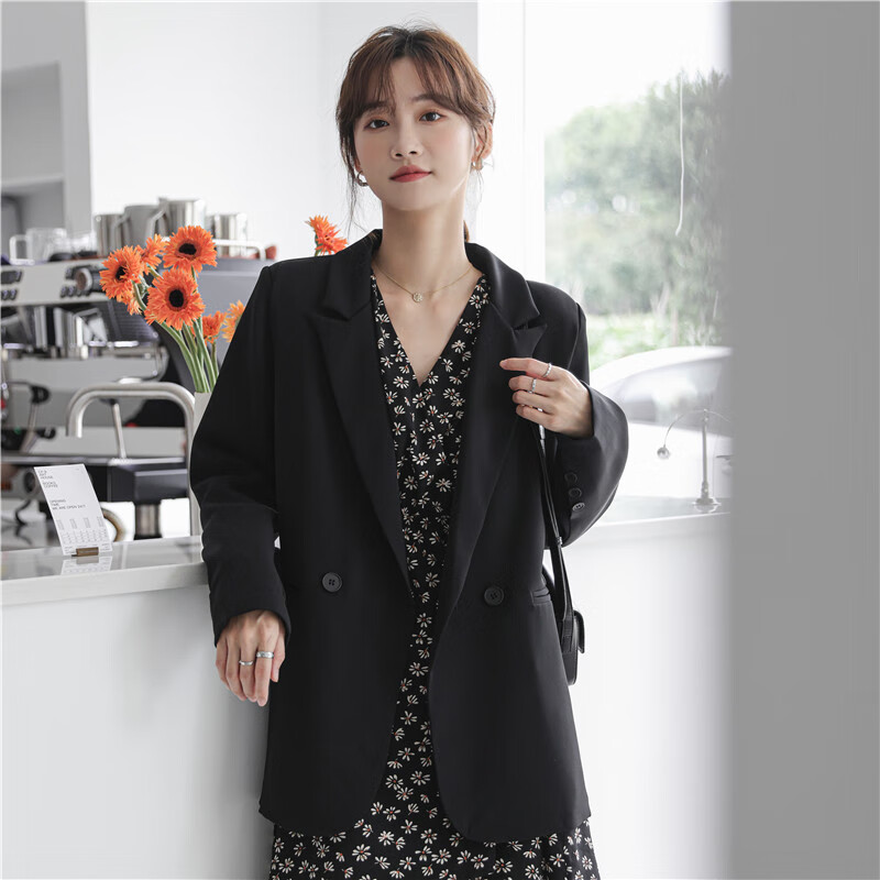 Kuoyi house Korean design sense suit jacket spring high sense fashion temperament loose and versatile jacket mmgk1361