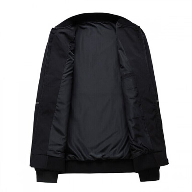 Romon solid color fashion casual baseball comfortable casual 2021 autumn jacket men's collar armband embellishment versatile men's coat 78h205799 Romon solid color fashion casual baseball comfortable casual 2021 autumn jacket men's collar armband embellishment versatile men's coat 78h205799