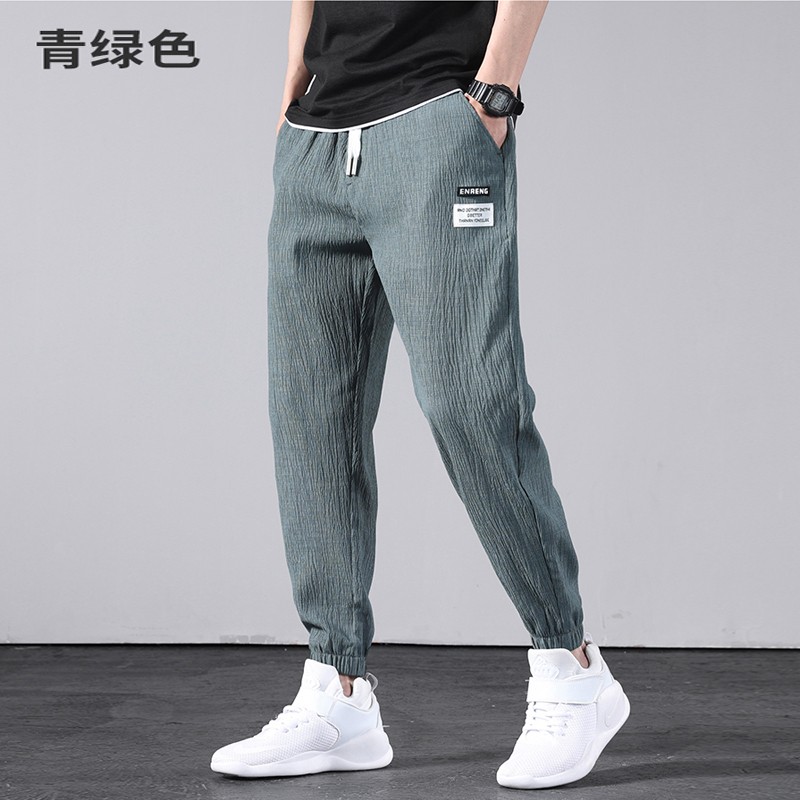 Sen's famous overalls men's pants casual pants men's spring and autumn Leggings men's Korean Leggings loose fashion men's clothes