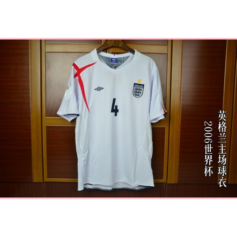 Tencent sports official flagship store the same 2006 World Cup England Liverpool Champions League Steven Gerrard retired to commemorate Torres home classic Jersey