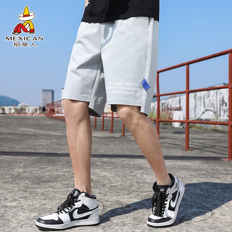 Scarecrow (Mexican) shorts men's summer sports loose casual pants men's trend Capri Pants straight tube versatile beach basketball pants j9fa901220445 Scarecrow (Mexican) shorts men's summer sports loose casual pants men's trend Capri Pants straight tube versatile beach basketball pants j9fa901220445
