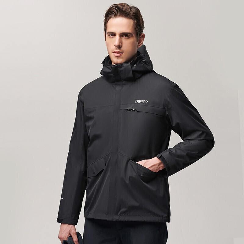 Toread stormsuit three in one outdoor men and women couple fleece two-piece set moisture permeable waterproof warm coat cold proof suit tawe91603