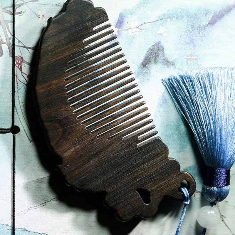便携天然宝沉檀木梳