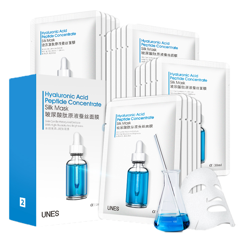 优理氏 玻尿酸肽原液蚕丝面膜