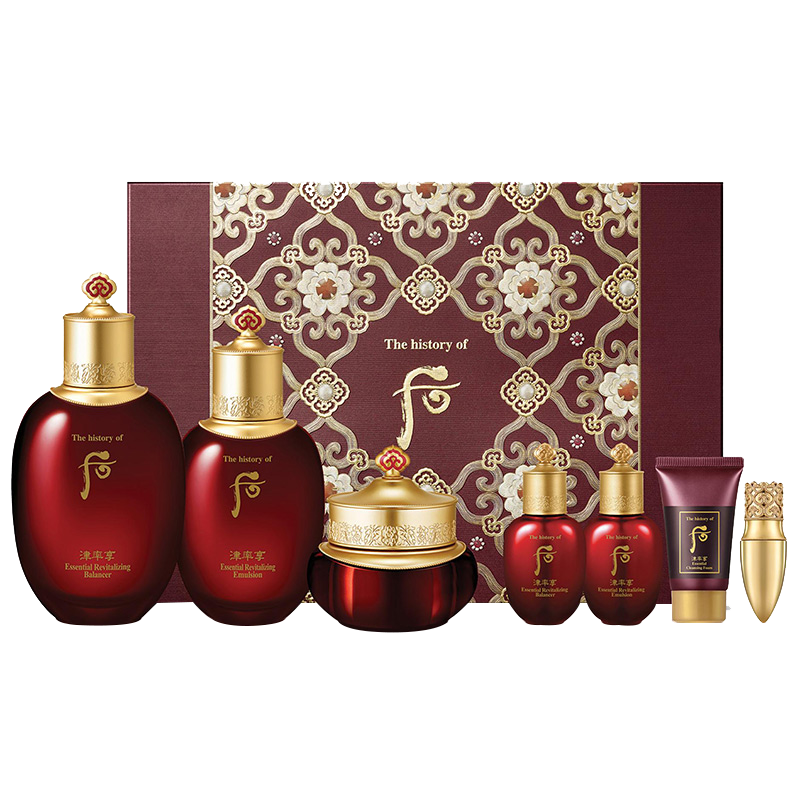 后 津率享红华凝香 护肤套装