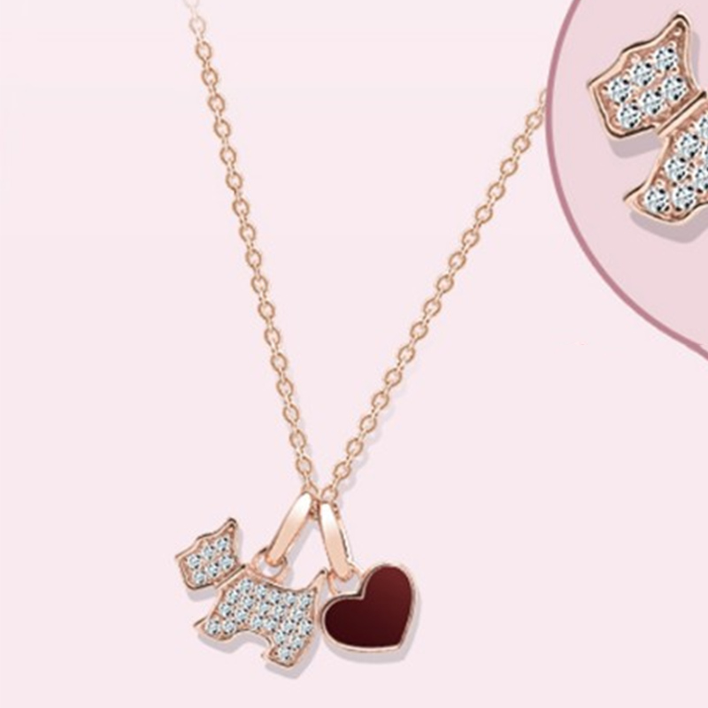 瑷嘉莎玛瑙爱心项链