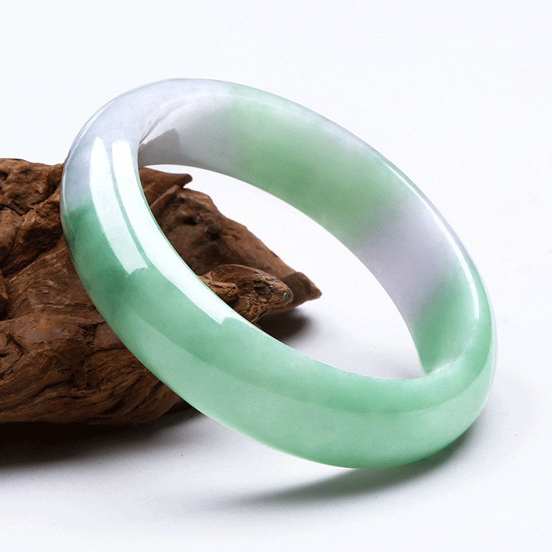 影享 淡绿色 翡翠手镯