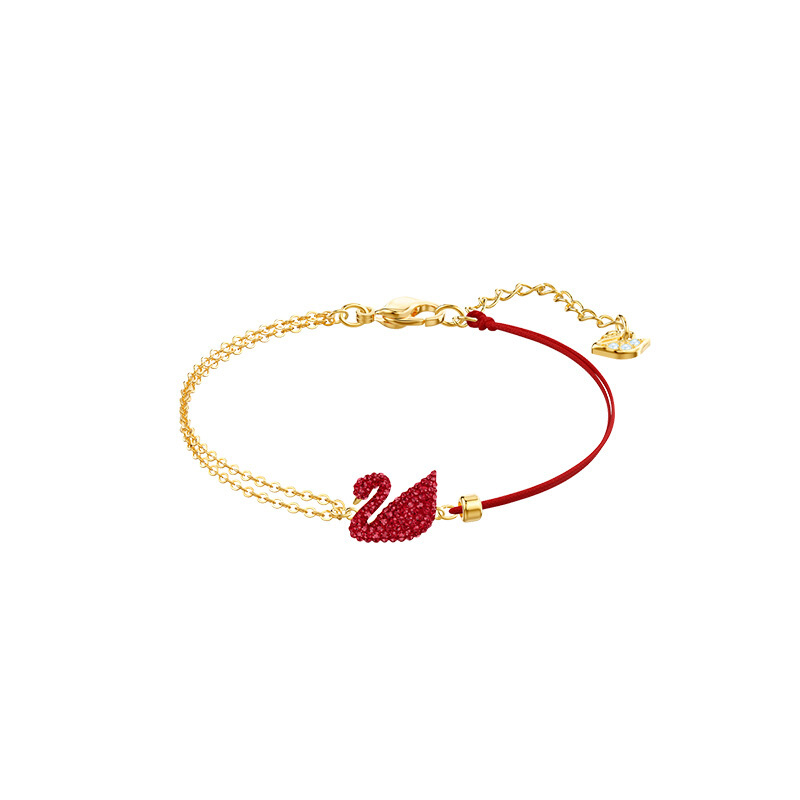 施华洛世奇经典红天鹅手链