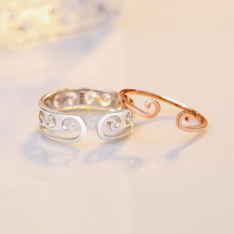 沫兰 紧箍咒合二为一情侣戒