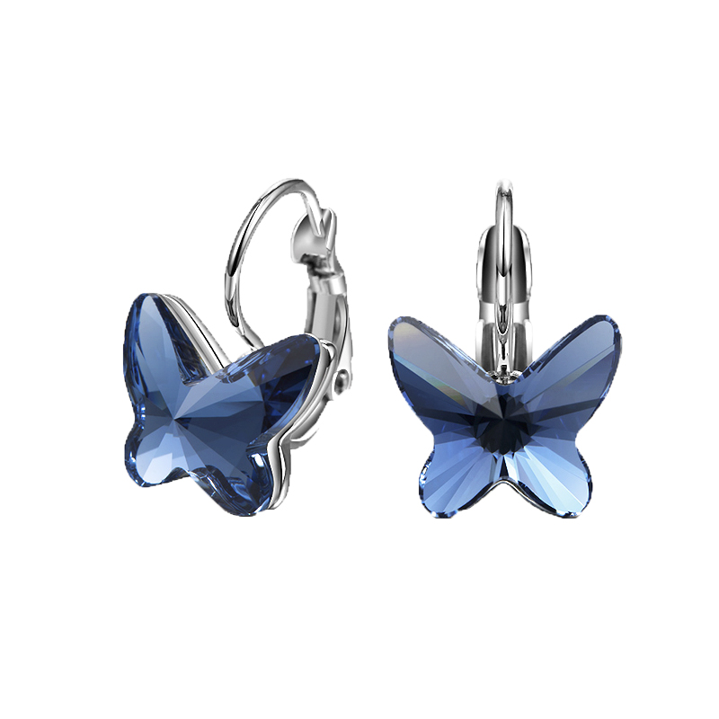 茵曼 甜美蝴蝶耳环
