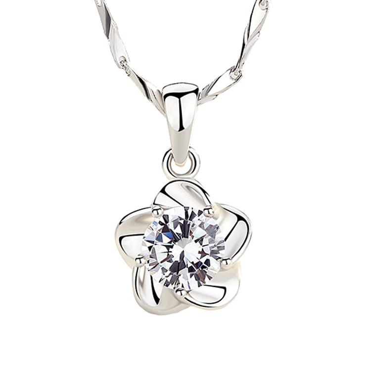 唯一 999足银锁骨链