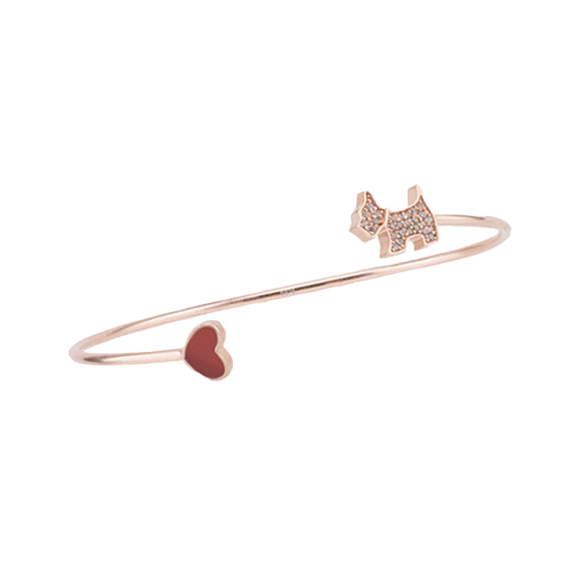 瑷嘉莎小狗爱心手镯