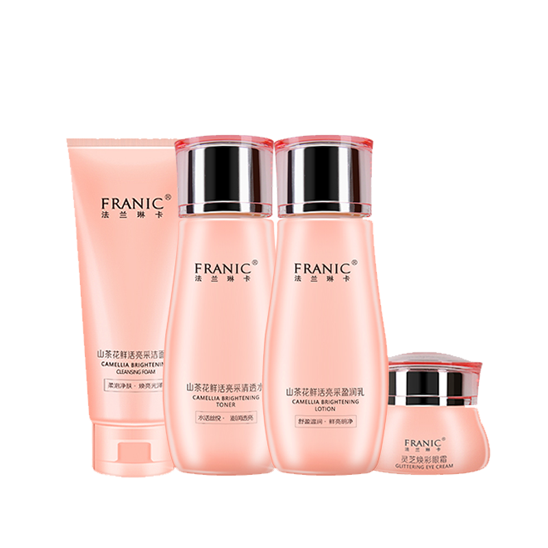 法兰琳卡 山茶花白皙套装