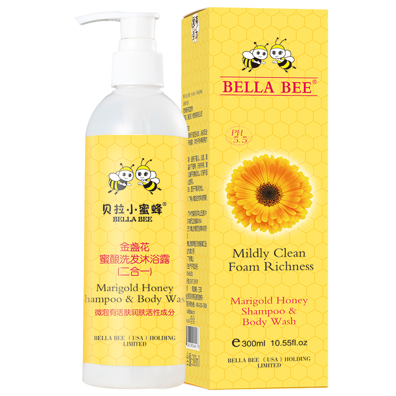贝拉小蜜蜂 宝宝无泪配方沐浴露