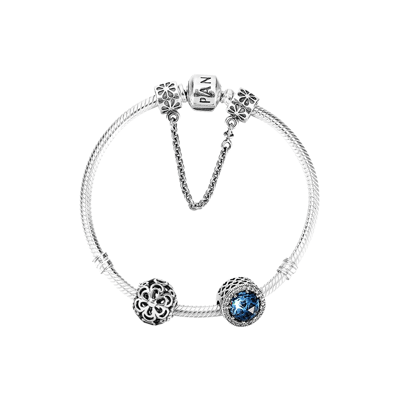 潘多拉 桶形扣基础链