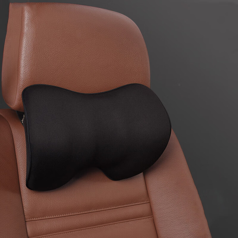 爱车屋 经典黑色汽车头枕