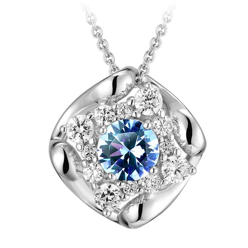 羽兰 S925银托帕石项链