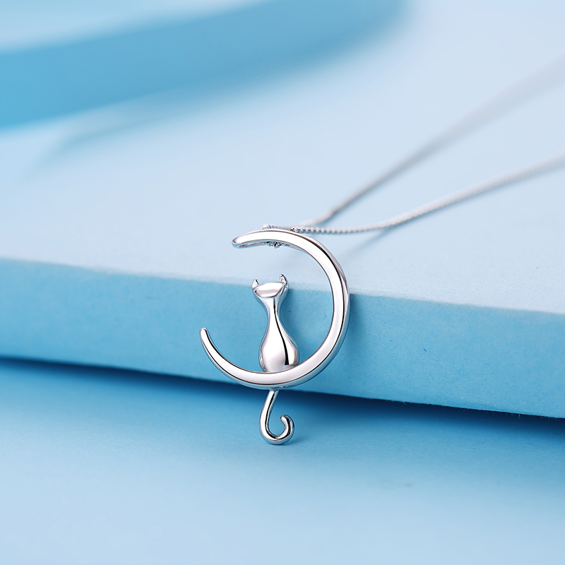 花影 甜美百搭猫咪项链