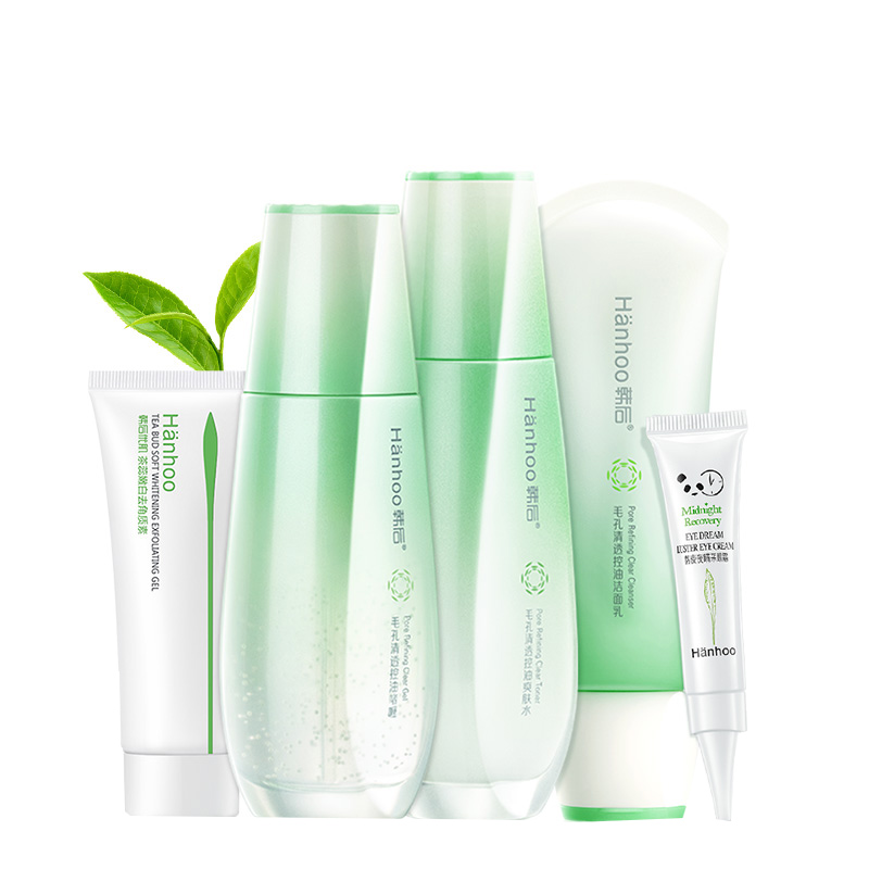 韩后 毛孔清透控油五件套