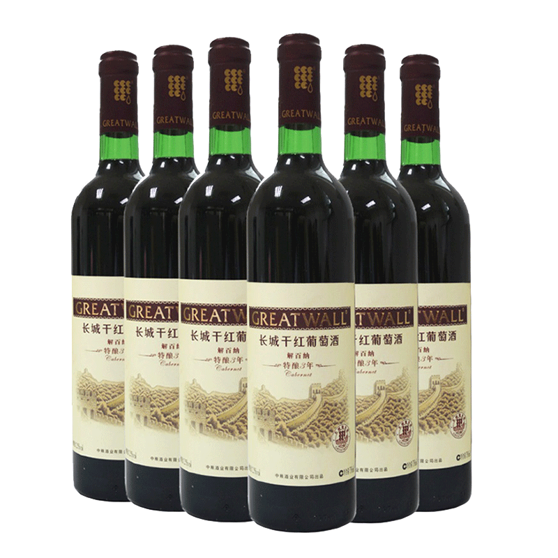长城 整箱装干红葡萄酒