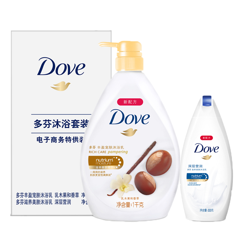 多芬 乳木果和香草沐浴露