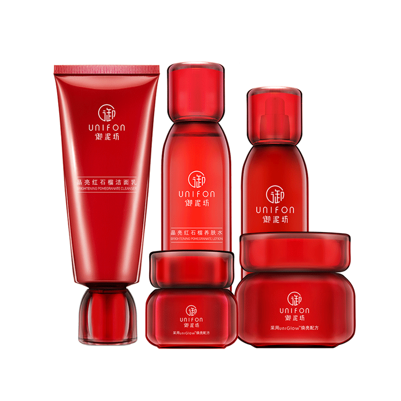 御泥坊 晶亮红石榴化妆品套装