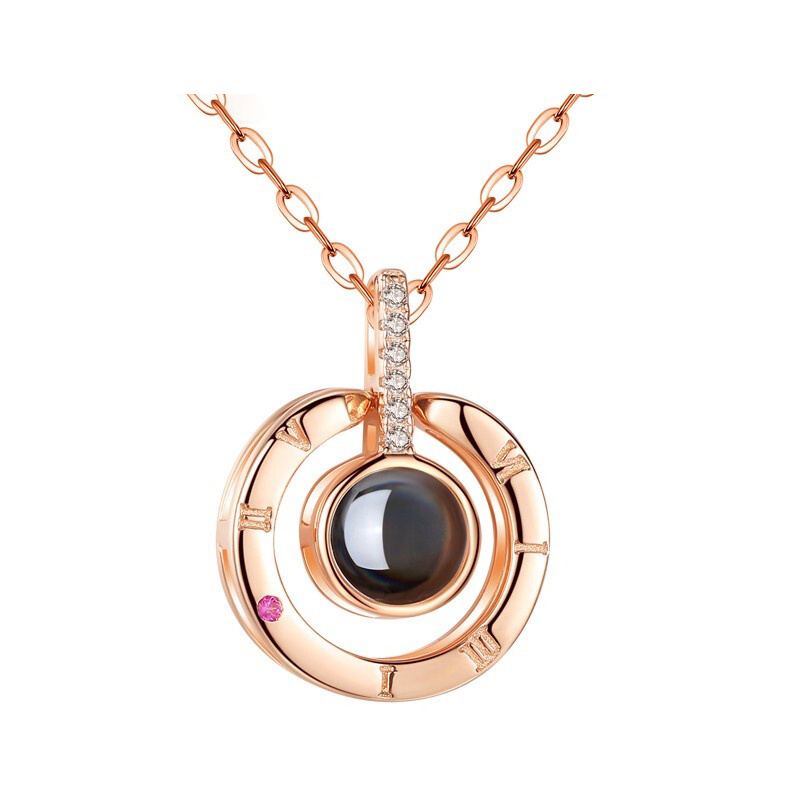 劳拉图爱的告白锁骨链