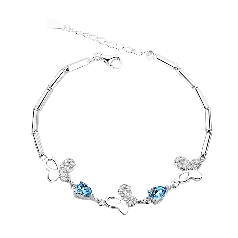 法玛莎 托帕石蝴蝶手链