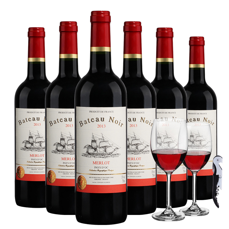 黑舰 梅洛干红葡萄酒
