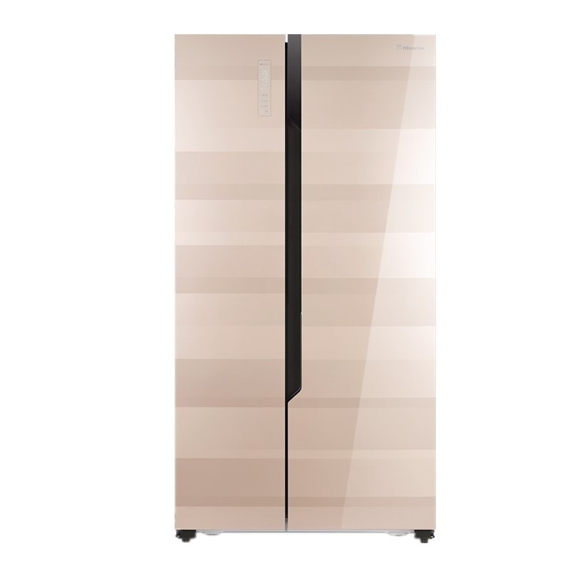 海信 玻璃面板对开门冰箱