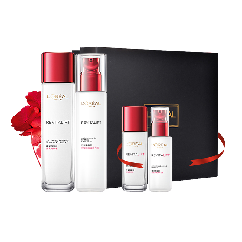 欧莱雅 复颜抗皱水乳礼盒