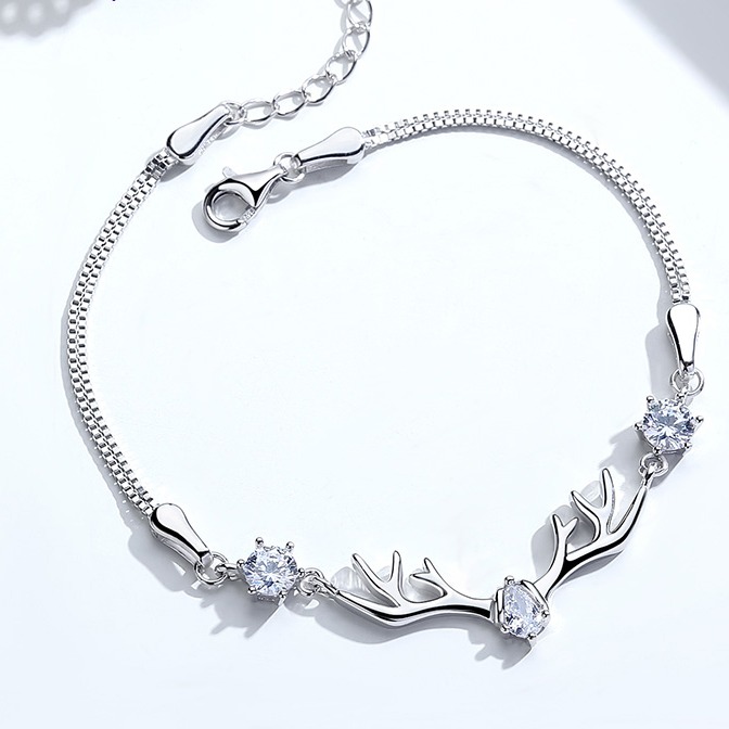 简丹 女士时尚银手链