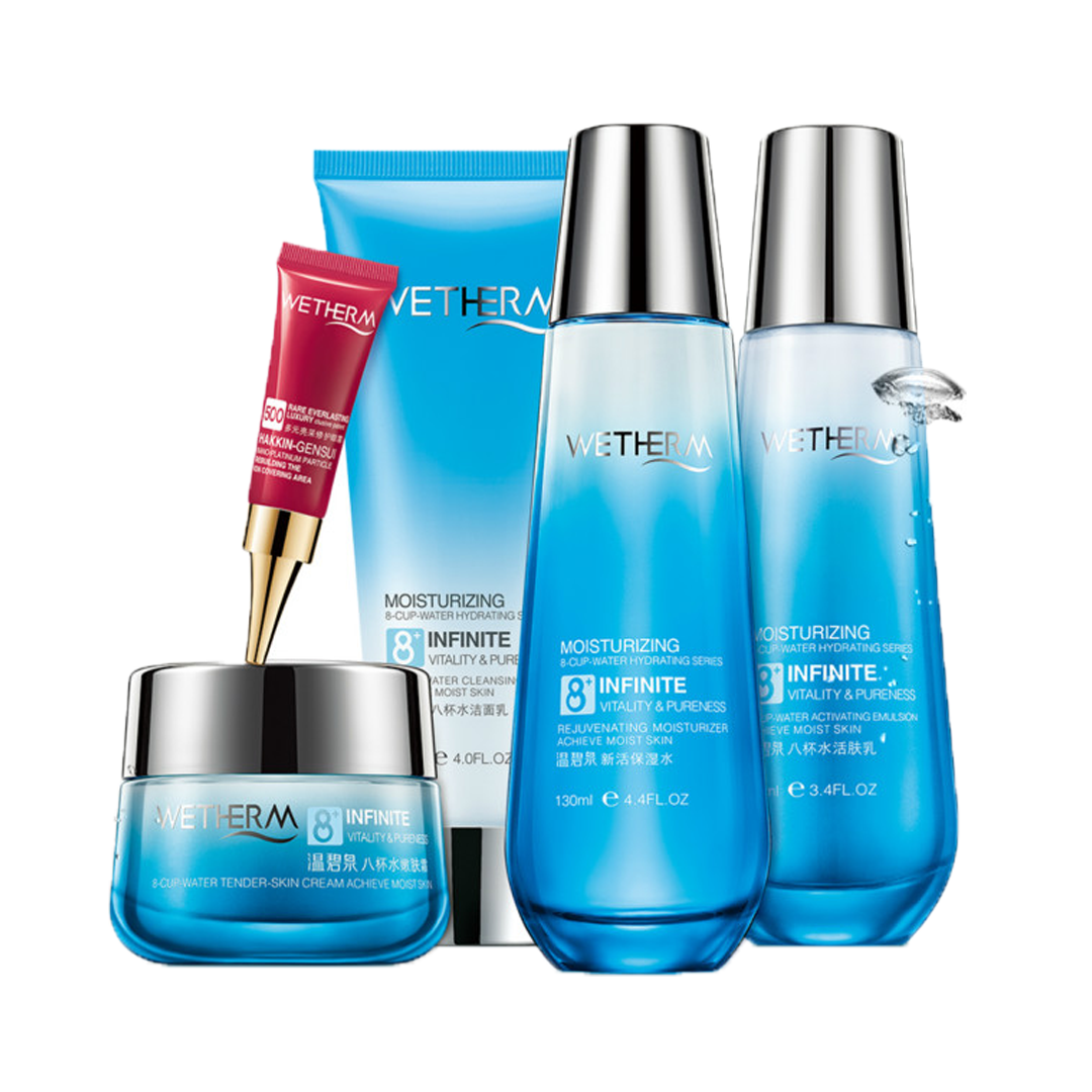 温碧泉 八杯水玻尿酸化妆品套装