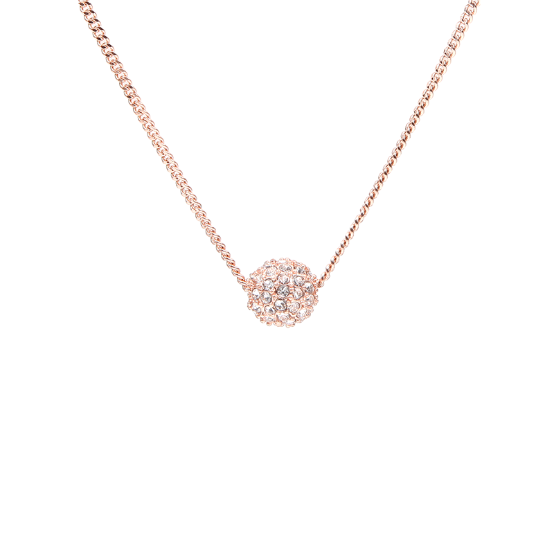 纪梵希金球形碎钻项链