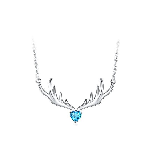 杨氏 一鹿有你纯银锁骨链