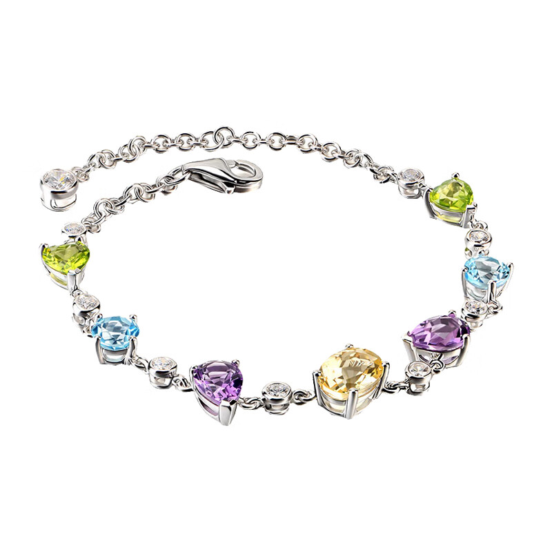 羽兰 925银水晶手链