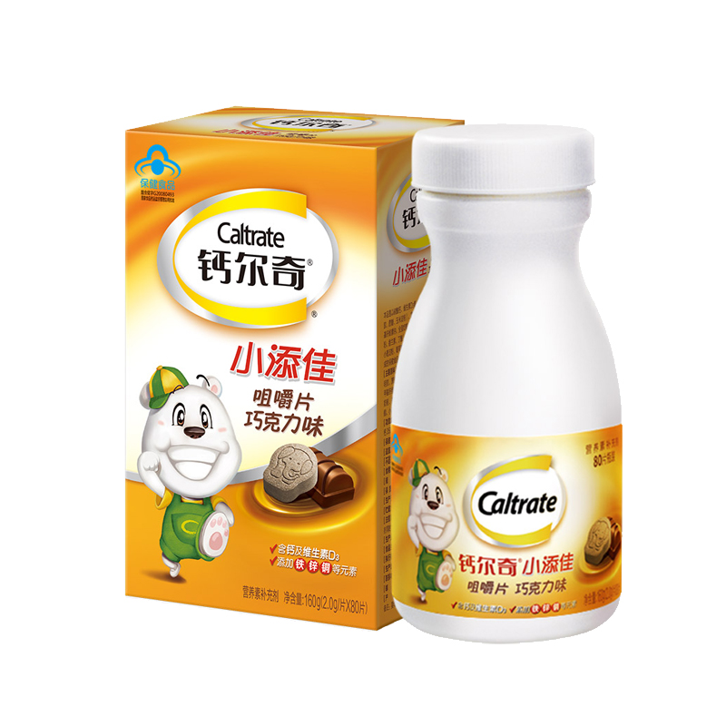 钙尔奇 钙铁锌咀嚼儿童钙片