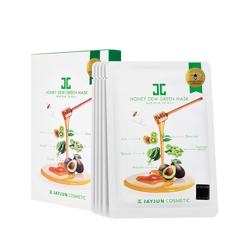捷俊 蜂蜜绿蔬 面膜