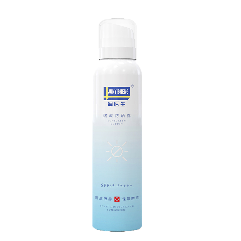 军医生冷感清爽防晒霜喷雾