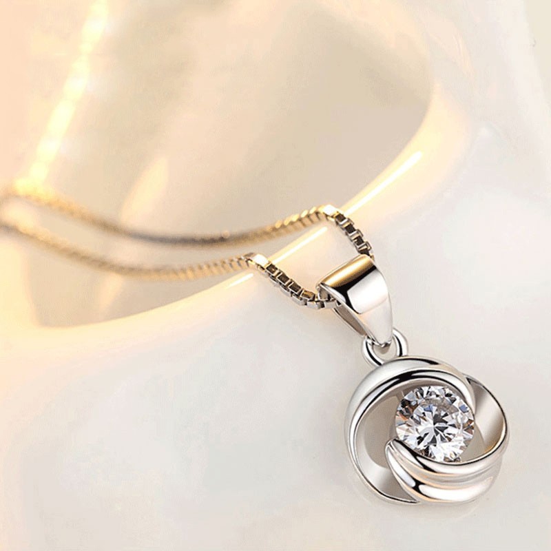 恒致925银女士项链