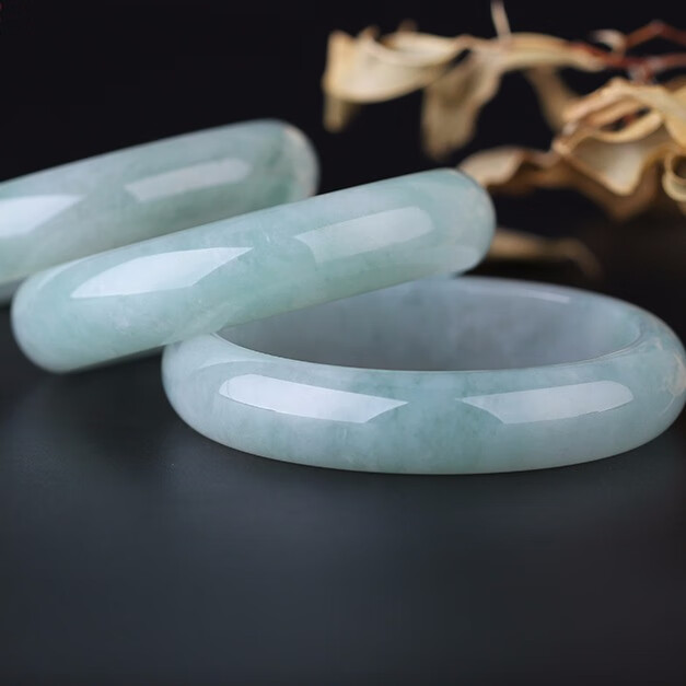 百博冰糯飘花手镯