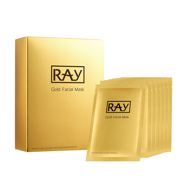 RAY 金色提亮修复蚕丝面膜