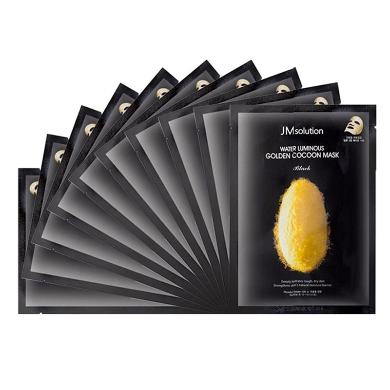 JM 玻尿酸蚕丝精华水光面膜