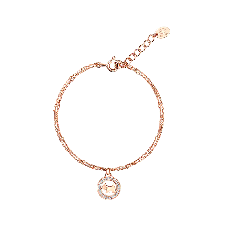 AGATHA 小狗闪石手链