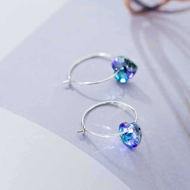 饰尚e族 桃心耳环