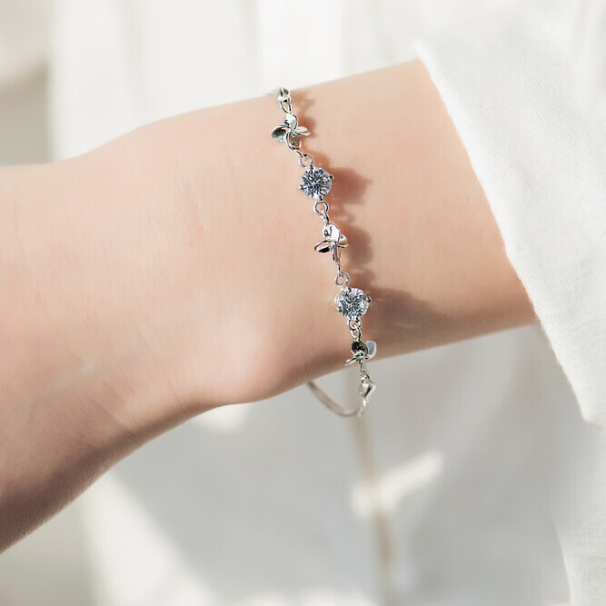 卡蒂罗 时尚百搭银手链