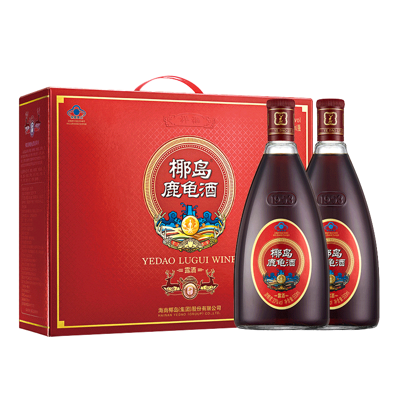 椰岛 祥福礼盒鹿龟酒
